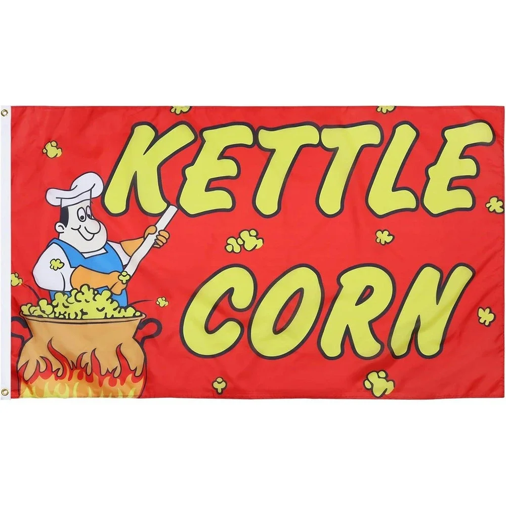 AZ Flag Kettle Corn 3x5 Ft 100D Polyester Banner with Metal Grommets 2314